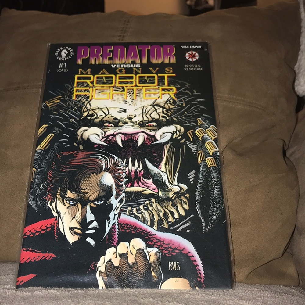 1992 Dark horse comics predator v magn v robot fighter